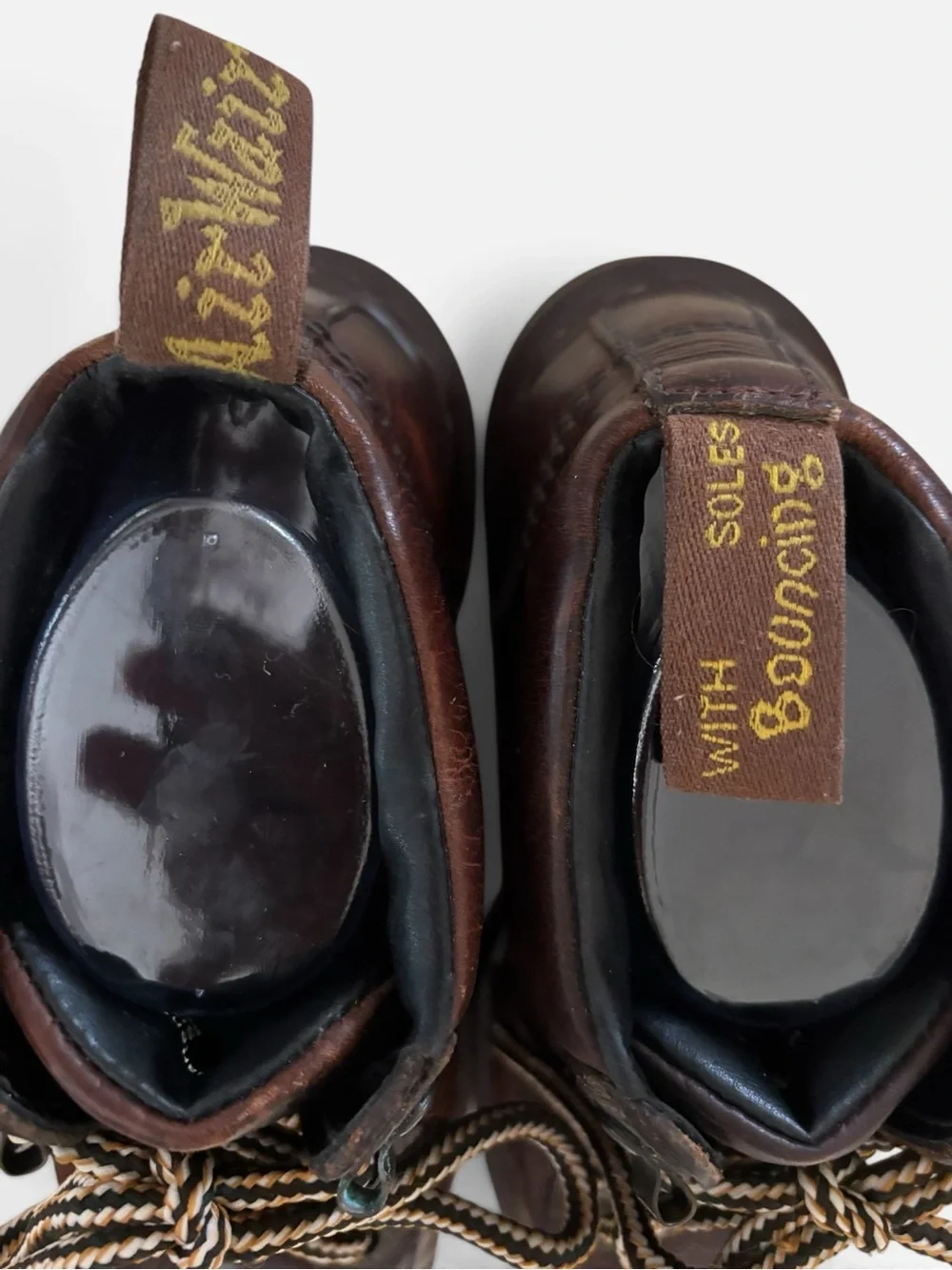 Vtg 90’s Doc Martens 8287 Brown Leather Hiker Monkey Boot Lug Sole Mens Size 7